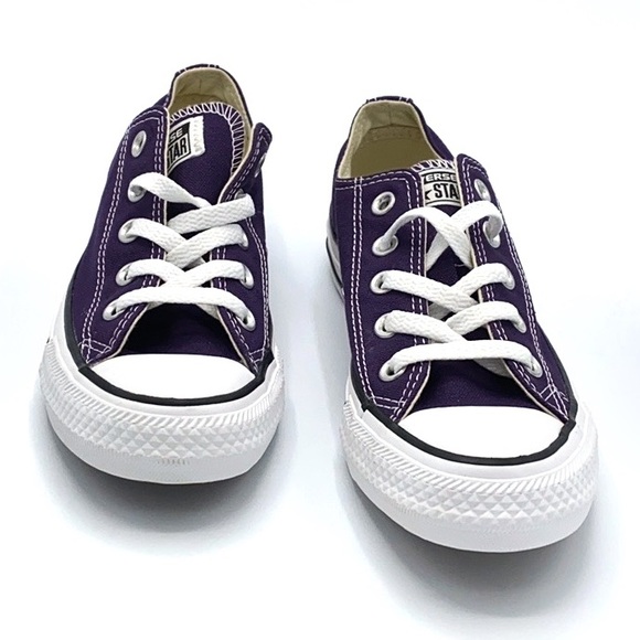 🆕 Converse Chuck Taylor Eggplant Pee Ox Low Top - Picture 2 of 4